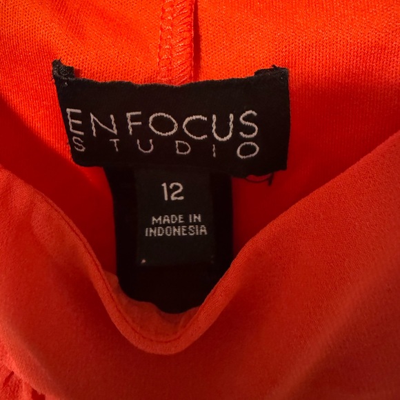Enfocus Orange Dress, 12 - Picture 2 of 3